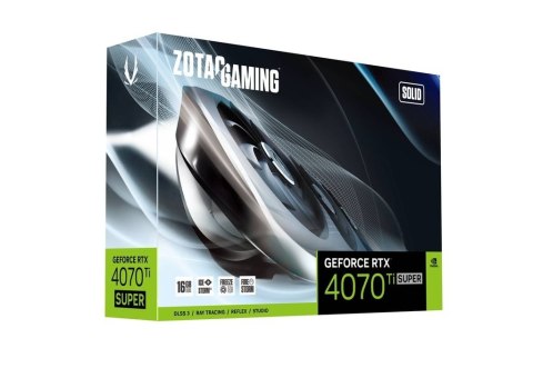 ZOTAC Karta graficzna GeFroce RTX 4070 Ti SUPER SOLID 16GB GDDR6X 256bit