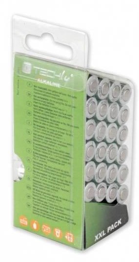 Baterie TECHLY Alkaliczna AAA (LR03, R03, 24A, MN2400, AM4, UM4, HP16) 24 szt. 307025