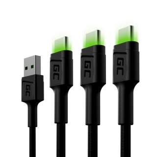 Kabel USB GREEN CELL USB typ C 1.2