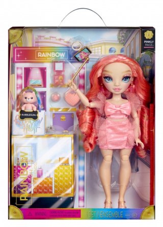 MGA Lalka Rainbow High New Friends Fashion Doll- Pinkly Paige Pink