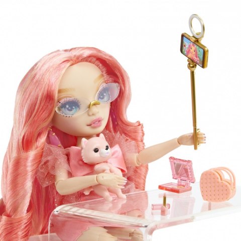 MGA Lalka Rainbow High New Friends Fashion Doll- Pinkly Paige Pink