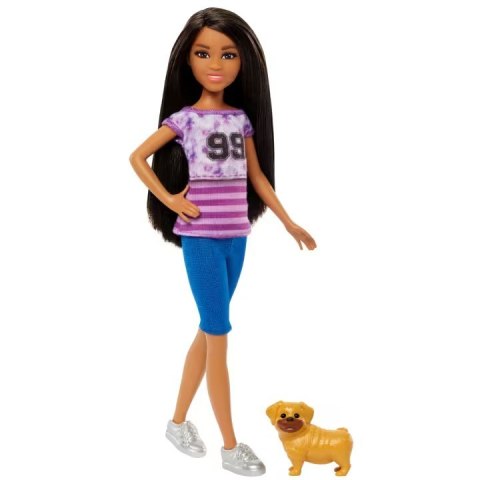 Mattel Lalka Barbie Ligaya z pieskiem filmowa