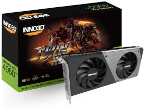 Karta graficzna INNO3D GeForce RTX 4060 Ti TWIN X2 16 GB GDDR6 (N406T2-16D6-178055N)