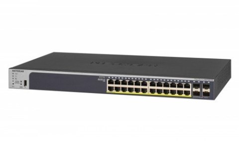 Netgear Przełącznik Smart GS728TPP Smart Switch 24xGE PoE+ 4xSFP