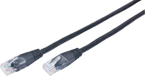 GEMBIRD Patchcord Cat.5e 5m RJ45 Osłonka zalewana Czarny 5 Patchcord