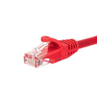 NETRACK CAT5e UTP 0.5 m Czerwony 0.5 Patchcord