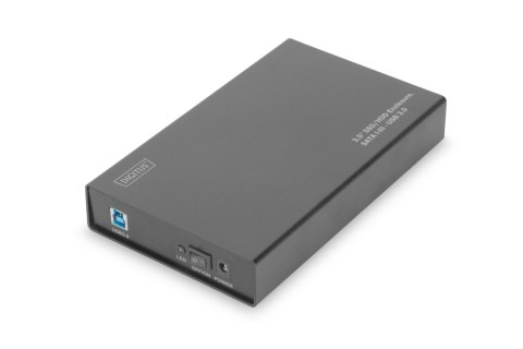 Obudowa Digitus USB 3.0 na dysk SSD/HDD 3.5" SATA III, z zasilaczem, aluminiowa