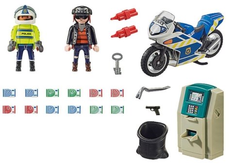 Playmobil Zestaw z figurkami City Action 70572 Policyjny motor