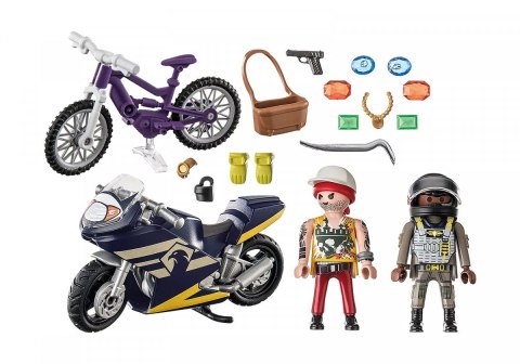 Playmobil Zestaw z figurkami City Action 71255 Starter Pack Jednostka specjalna ze złodziejem biżuterii