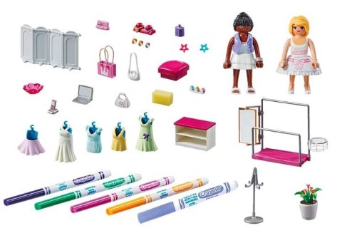 Playmobil Zestaw z figurkami Color 71372 Butik z odzieżą