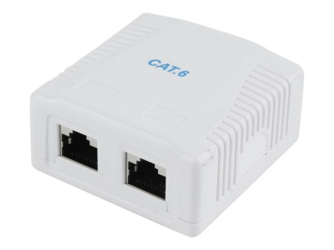 Gniazdo sieciowe CAT6 FTP 2 port