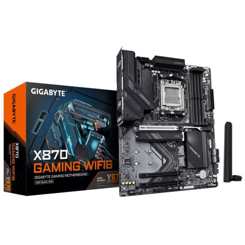 Gigabyte Płyta główna X870 GAMING WIFI6 AM5 4DDR5 HDMI/USB-C ATX