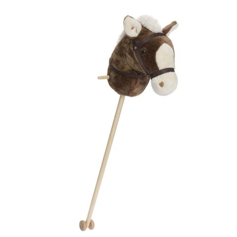 Tootiny Koń na kiju Hobby Horse brązowo-biały z dźwiękiem 100cm