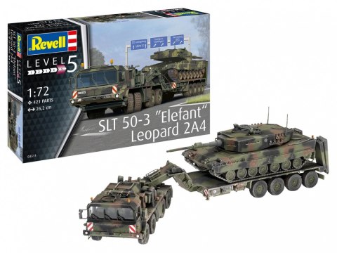 Revell Model plastikowy SLT 50-3 Elefant + Leopard 2A4