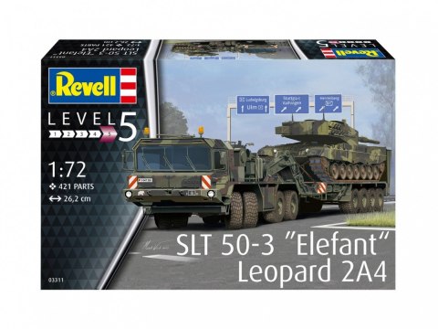 Revell Model plastikowy SLT 50-3 Elefant + Leopard 2A4