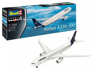 Revell Model plastikowy Samolot Airbus A330-300 Lufthansa 1/144