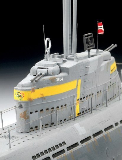 Revell Model plastikowy niemiecka łódź podwodna TYP XXI 1/144