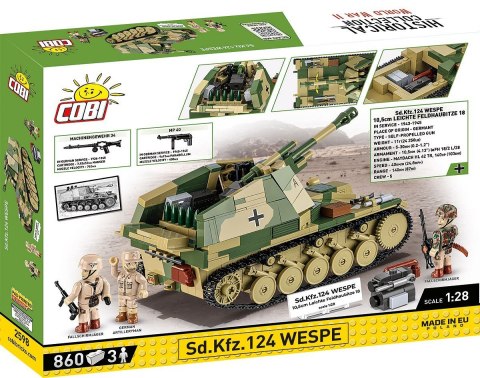 Cobi Klocki Klocki SD.KFZ.124 Wespe 860 klocków