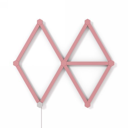 Nanoleaf Lines 60 degrees Skin - nakładka na listwy świetlne 60 stopni (9 sztuk) (pink-matte)
