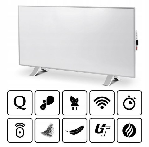 Panel grzewczy IR CRONOS Synthelith PRO CRP-770TWP Grey