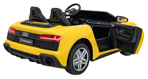 Pojazd Audi Spyder R8 LIFT STRONG Żółty