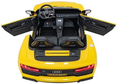 Pojazd Audi Spyder R8 LIFT STRONG Żółty