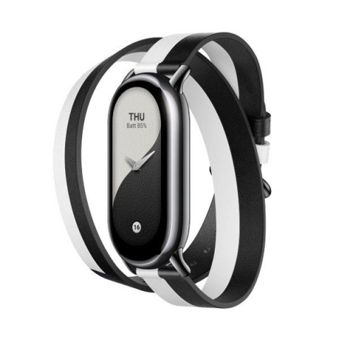 XIAOMI Opaska Smartband 8 Double Wrap Strap Black and White