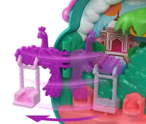 Fisher Price Zestaw figurek Polly Pocket Ogród pawia zestaw kompaktowy