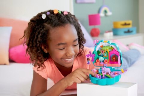 Fisher Price Zestaw figurek Polly Pocket Ogród pawia zestaw kompaktowy