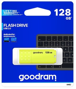 Pendrive (Pamięć USB) GOODRAM (128 GB /USB 2.0 /Żółty )