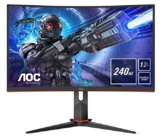 Monitor AOC C32G2ZE/BK (31.5" /VA /240Hz /1920 x 1080 /Czarno-czerwony)