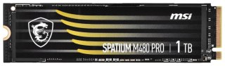 Dysk SSD MSI SPATIUM M480 Pro NVMe 1TB (M.2 2280″ /1TB )