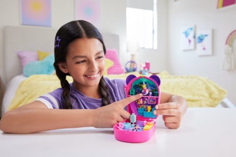 Mattel Figurki Polly Pocket Bubble Tea Panda zestaw kompaktowy