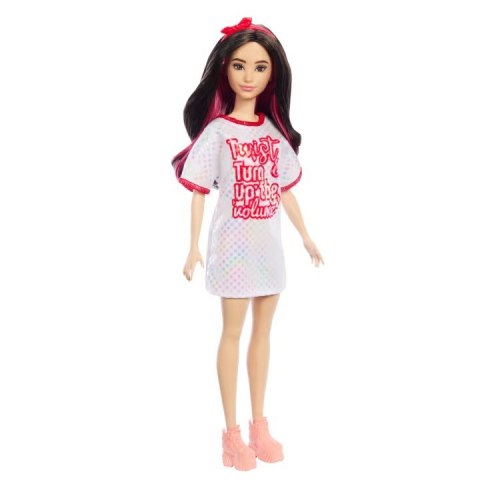 Mattel Lalka Barbie Fashionistas brunetka z falowanymi włosami