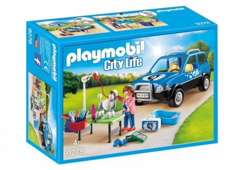 Playmobil Zestaw figurek Mobilny salon dla psów