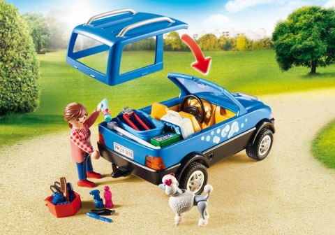 Playmobil Zestaw figurek Mobilny salon dla psów