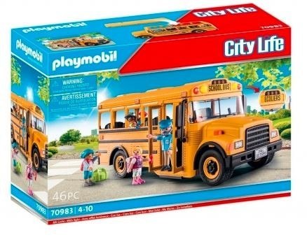 Playmobil Zestaw z figurkami City Life 70983 Autobus Szkolny