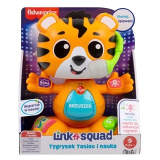 Fisher Price Zabawka edukacyjna Link Squad Tygrysek taniec i nauka