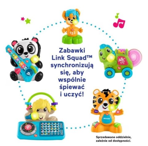 Fisher Price Zabawka edukacyjna Link Squad Tygrysek taniec i nauka