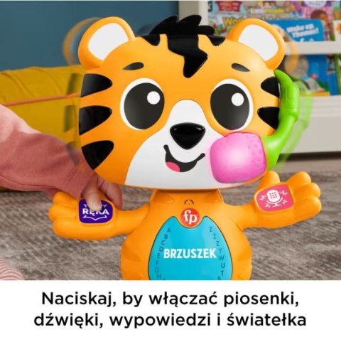 Fisher Price Zabawka edukacyjna Link Squad Tygrysek taniec i nauka