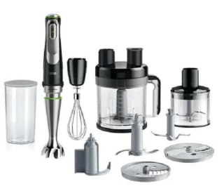 Blender Czarno-srebrny BRAUN MQ9195XLI