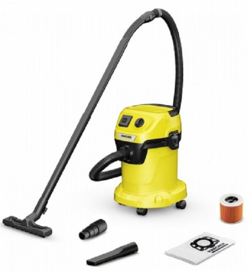 Odkurzacz bezworkowy KARCHER WD 3 P V-17/4/20 EU III 1.628-171.0 (1000W /Żółto-czarny )