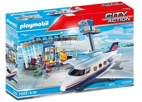 Playmobil Zestaw z figurkami City Action 71153 Lotnisko z samolotem