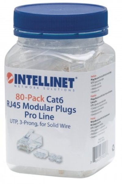 INTELLINET NETWORK SOLUTIONS Wtyk Modularny RJ45 Cat6 UPT Wtyk