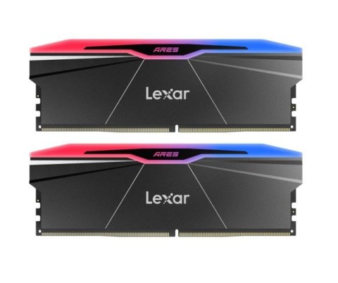 Lexar Pamięć DDR5 ARES RGB Black 32GB(2*16GB)/6000 CL28