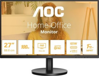 Monitor AOC 27B3CA2 (27" /IPS /100Hz /1920 x 1080 /Czarny)