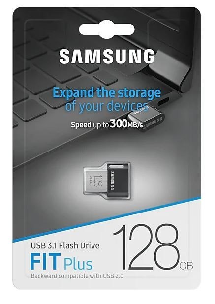 Pendrive SAMSUNG FIT Plus 128 GB (128 GB /Grafitowy )