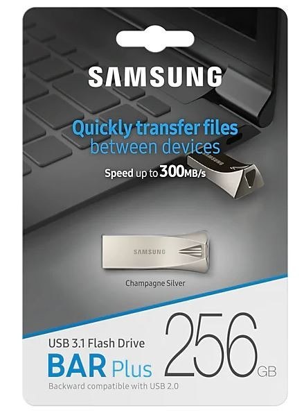 Pendrive SAMSUNG MUF-256BE3/APC (256 GB /Srebrny )