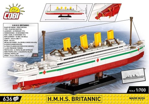 Cobi Klocki Klocki H.M.H.S. Britannic 636 klocków