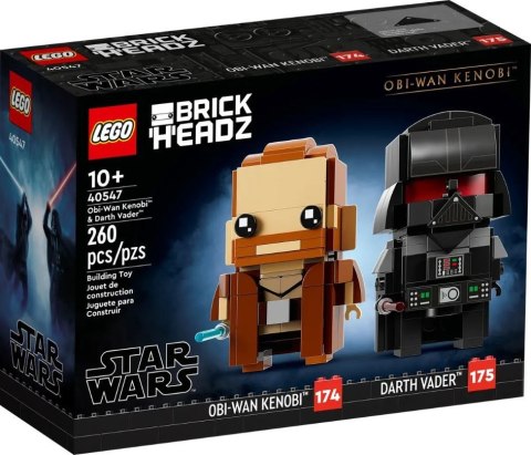 LEGO Klocki BrickHeadz 40547 Obi-Wan Kenobi i Darth Vader